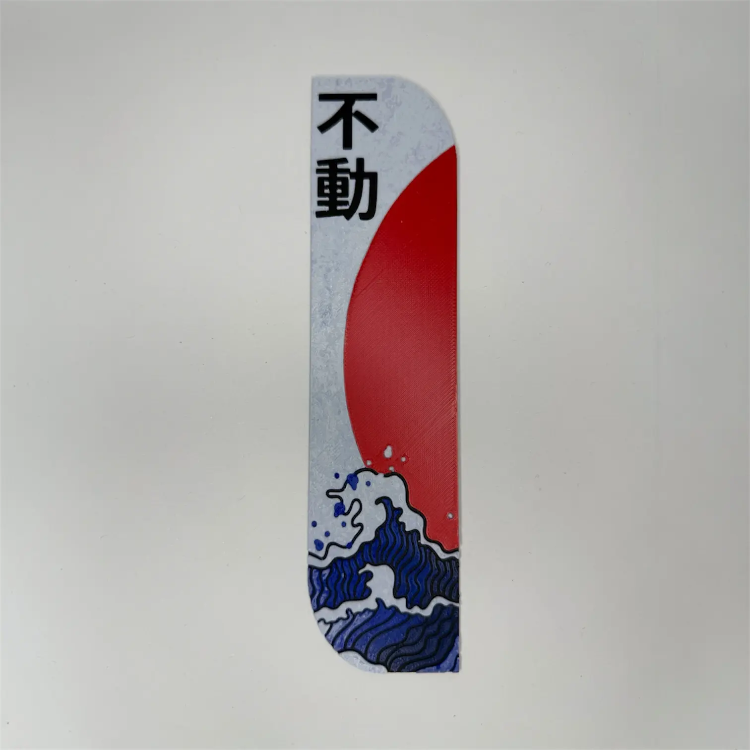Separador de libros con estilo japonés